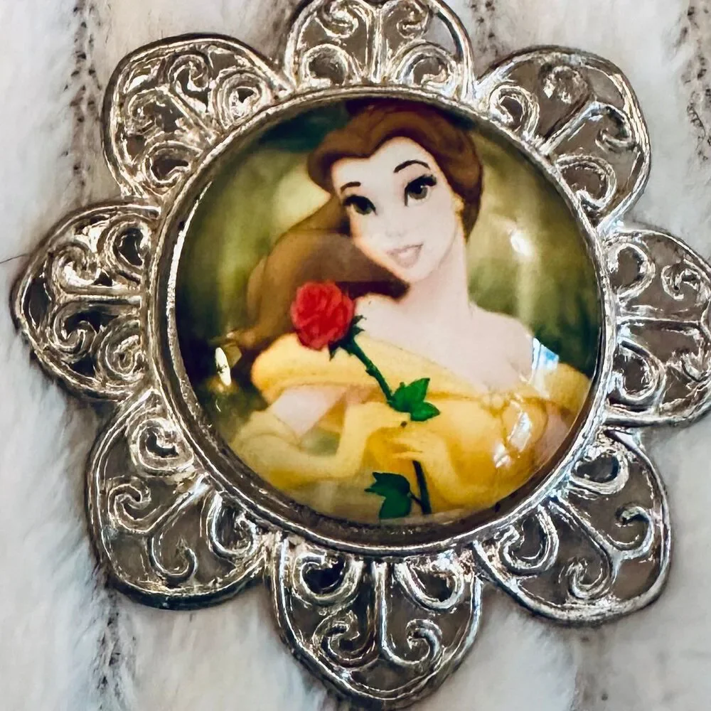 Handmade Princess Snow White Inspired Chunky Bubblegum Bead Necklace